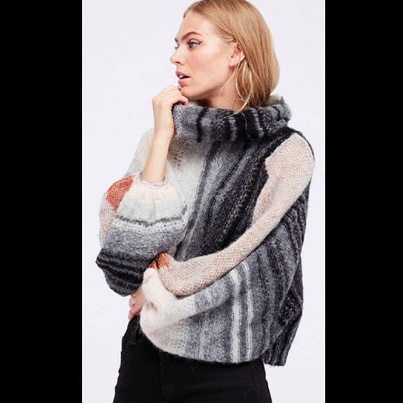 Free People Cloud Kicker Sweater 